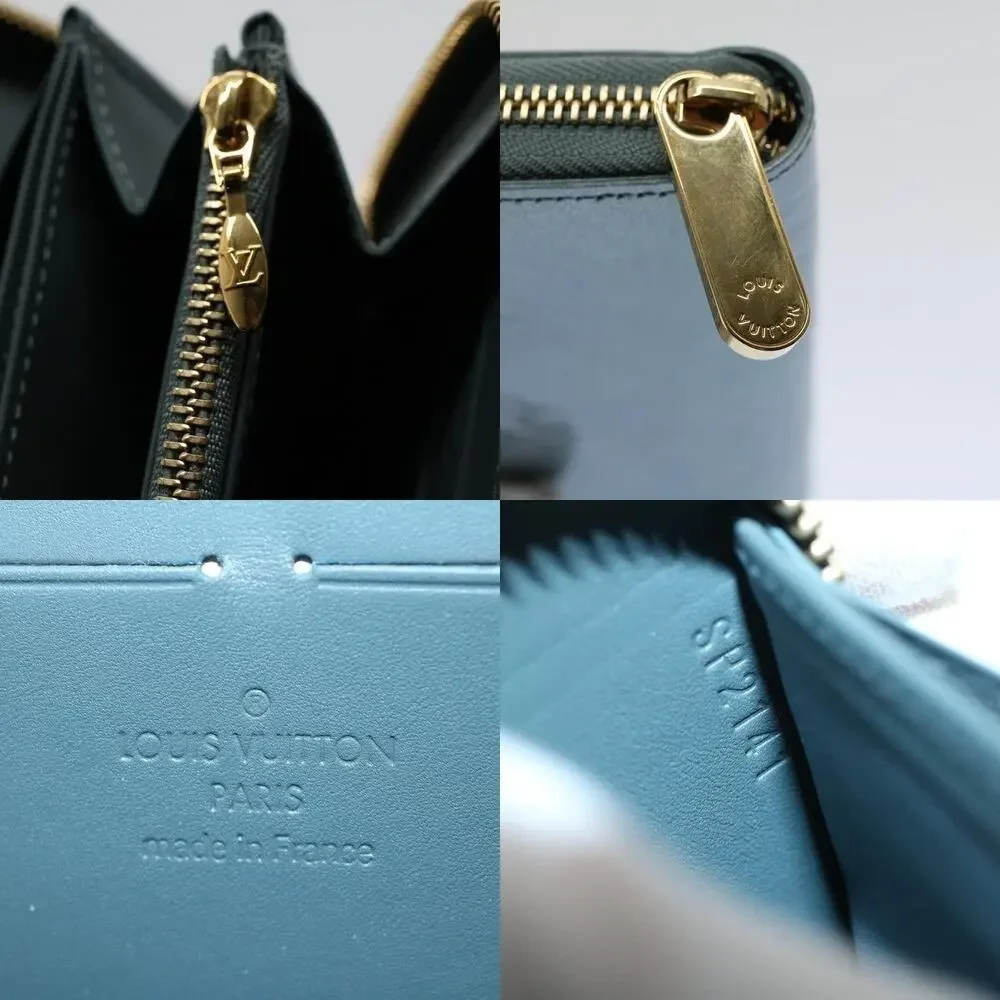 Louis Vuitton Monogram Vernis Zippy Wallet Long Jivre Beige